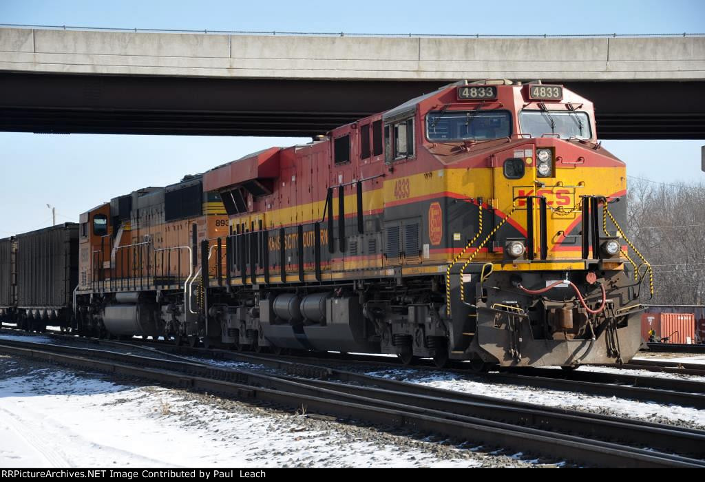Tied down coal train